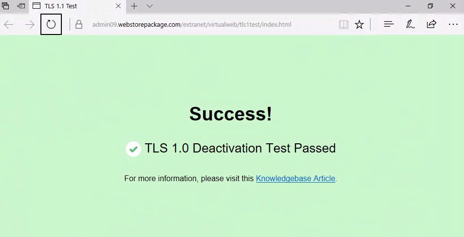 windows server test tls 1.2 support